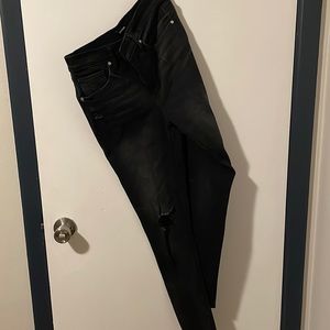 Black express jeans, ripped